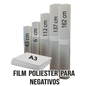 Film poliester para negativos